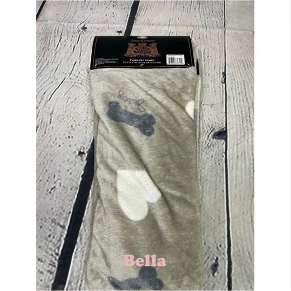 Custom Embroidered Juicy Couture blanket | Embroidered pet blanket - Picture 1 of 6